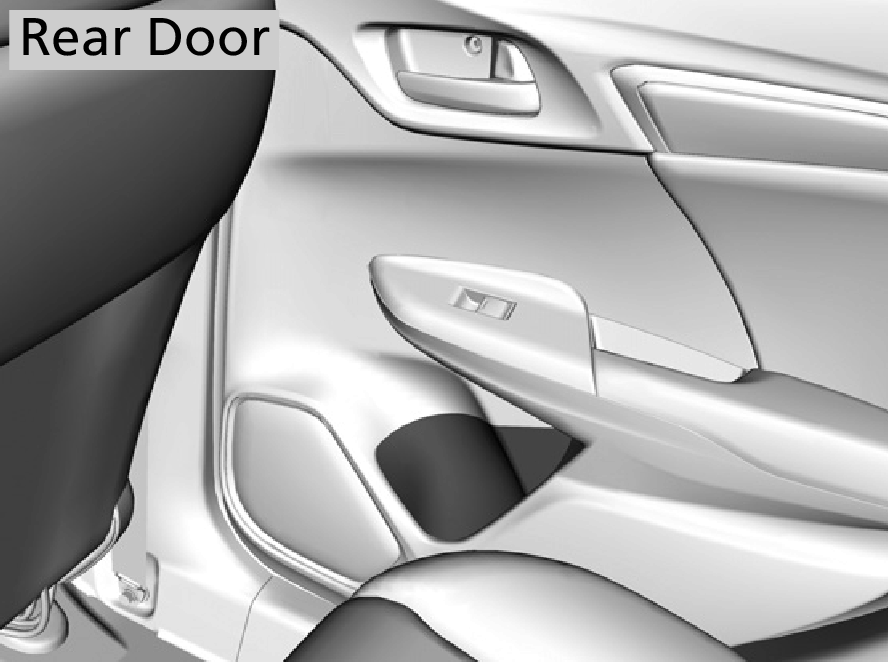 Honda Jazz Rear Door