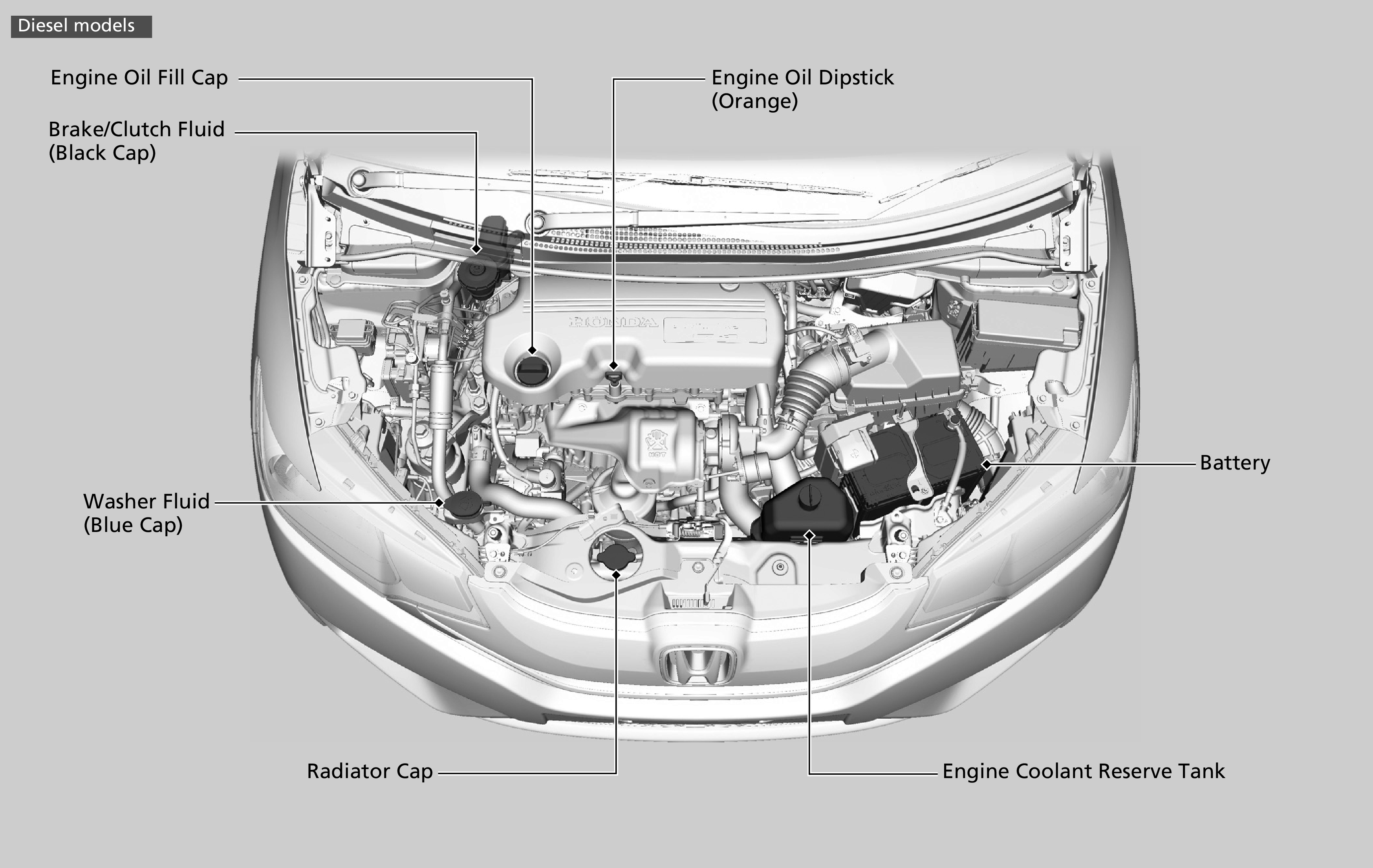 Honda Jazz Diesel Model Engine Structure